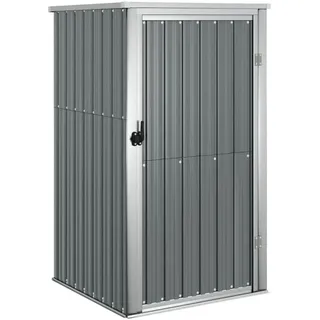 vidaXL Geräteschrank 0,89 x 0,89 m Grau