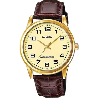 Casio MTP-V001GL-9B Braun Leder 40 mm MTP-V001GL-9BUDF