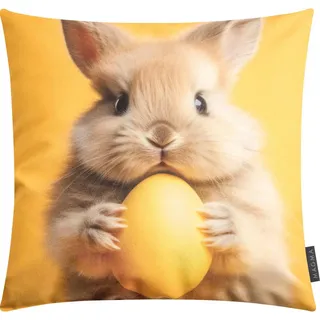 Magma Heimtex Easterparty 'Baby Rabbit' 45 x 45 cm Gelb