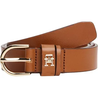 Tommy Hilfiger Damengürtel Leder 2,5 cm Braun 80