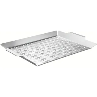 Tramontina Grillschale 48 x 32 cm Edelstahl silber