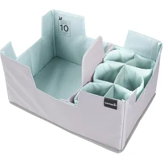 KEEEPER Faltbares Einkaufs-Organizer Set XL 42 x 29,5 x 22,5 cm 1-tlg. Aquamarine