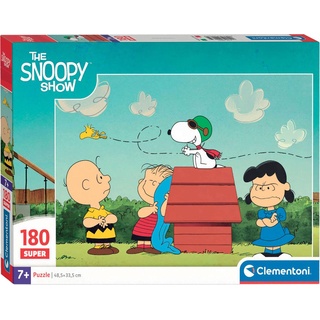 Clementoni Puzzle Peanuts Snoopy, 180 Teile.