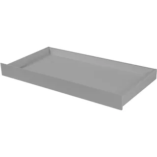 roba Universal Bettkasten - Passend unter Babybetten und Kinderbetten 70 x 140 cm - Platzsparende Lösung für Stauraum - Mobil auf Rollen - Holz taupe / grau