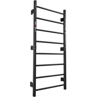 K-Sport K-Sport: Sprossenwand mit 8 Sprossen I Klettergerüst bis 250kg belastbar I Metall-Kletterwand zur Wandmontage für Erwachsene & Kinder, inkl. E-Book