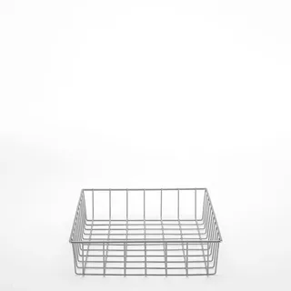 stauraum Drahtkorb Aufbewahrungskorb Metallkorb Organizer Küche Kühlschrank Gefirerschrank Bad Vorratsraum – Korb für Schrank, Speisekammer, Wohnmobil, Garage – robust, silbergrau (XS–XL)