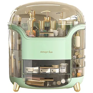 Wuciray Make Up Aufbewahrung Kosmetik Organizer mit Deckel Schubladen