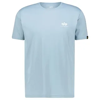 Alpha Industries Basic Small Logo T-Shirt für Herren Greyblue