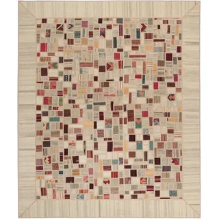 Carpet Avenue Teppich Kelim Patchwork 300x250, Rechteck, Höhe: 4 mm beige