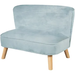 ROBA Kindersofa, 2-Sitzer (Skandi Stil, hell blau)