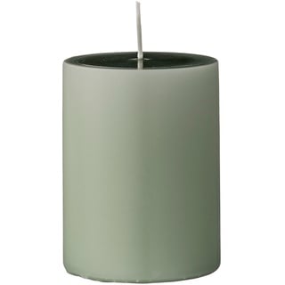 Bloomingville Anja Kerze, hellgrün, Paraffin XL D7xH10 cm