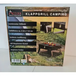 ACTIVA Grill Klappgrill Campinggrill Camping Grill BBQ Picknickgrill - NEU + OVP