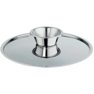 Schulte-Ufer 6335-28 Wendedeckel für Pfannkuchen, 28 cm, Edelstahl, Silber