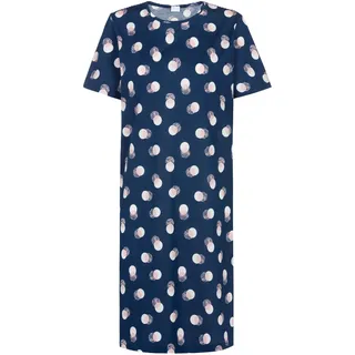 MEY Scribbled Dots Nachthemd Blau 38