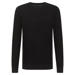 Mustang Strickpullover Elliot in Schwarz-XL