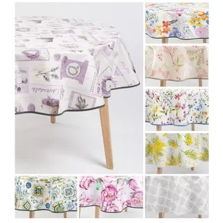 Laro Tischdecke rund Ø 160 cm Lila