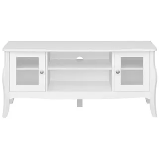 VCM Baroque TV-Lowboard 120 x 53 cm Weiß MDF
