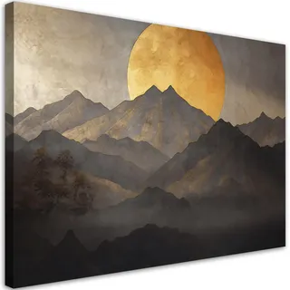 Kunstloft Kunstdruck, Gelb, Textil, 60x40 cm, Bilder und Zubehör, Wandbilder, Leinwandbilder