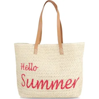 Normani Strandtasche Baumwolle Blau
