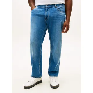 Gerade Jeans "BT-MADISON", Herren, Gr. 40, Länge 36, blau (whily blau), Denim/Jeans, Obermaterial: 99% Baumwolle, 1% Elasthan, TOMMY HILFIGER BIG & TALL, regular fit, Jeans, mit Fade-Effekten, regular fit, gerades Bein, Große Größen