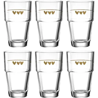 LEONARDO Latte Macchiato Glas 0,41 l 6-tlg.