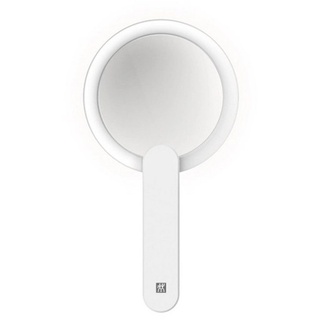 Zwilling Kosmetikspiegel ZWILLING LED-Kosmetikspiegel Spiegel 10x, wiederaufladbar, Weiß 360° drehbarer Griff weiß