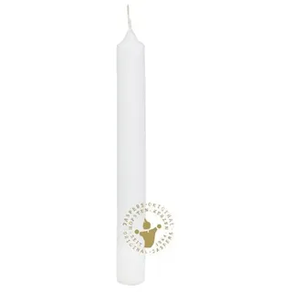 Jaspers Kerzen Tafelkerzen weiß 180 x 20 mm, 30 Stück