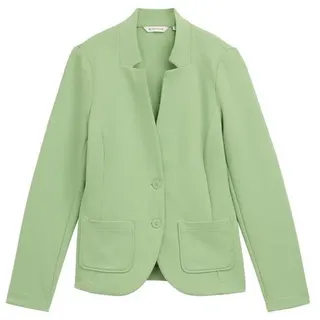 Tom Tailor Slim Fit Blazer mit Ottoman Struktur, Hellgruen, XS