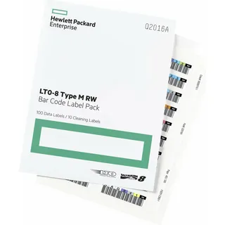 HP HPE LTO-8 Ultrium RW Bar Code Label Pack
