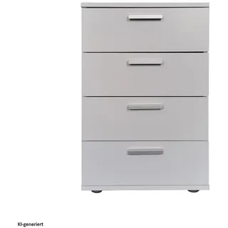 Hti-Living Nachtschrank Nina 45 x 38 x 70 cm Weiß
