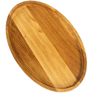 holz4home Tablett Oval Holz