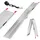 205 cm 340 kg klappbar Aluminium gerillt silber 1 St.
