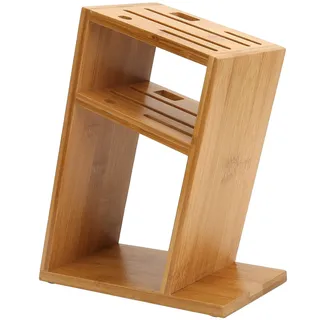 Küchenmesserhalter, Schräggestellter Küchenmesserhalter In Schublade Messerblock Tabletop Organizer Messerblock Set für Küchenutensilien Organizer