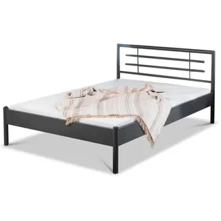 BED BOX Metallbett, Anthrazit, Metall, 120x200 cm, Schlafzimmer, Betten, Metallbetten
