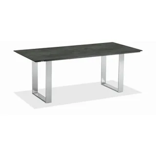 Niehoff Noah Gartentisch 160-220 x 95 x 76 cm Silberfarben