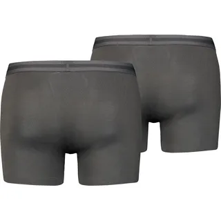Levi's Tencel Boxershorts grau/ schwarz S 2er Pack