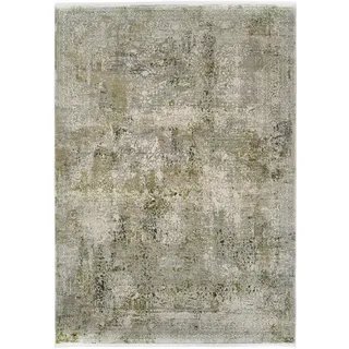 DIETER KNOLL Webteppich Farina 67 x 130 cm Mischgewebe Grün
