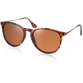 YUWJOOWEE Sonnenbrille Damen Polarisierte Sonnenbrille Damen Retro Sonnenbrille Damen Sonnenbrille Damen UV400 Sunglasses Woman Damen Sonnenbrille Polarisiert Leichter UV-Schutz für Partys am Strand