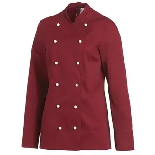 Kochjacke Damen bordeaux, Gr. 48