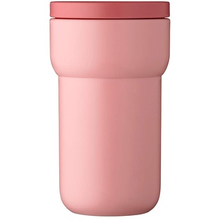 Mepal - Reisebecher Ellipse - Kaffeebecher & Teetasse für unterwegs - Luftdichter & auslaufsicherer Thermobecher To Go - Hält Ihr Getränk bis zu 30 Minuten heiß - 275 ml - Nordic Pink