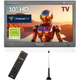 XORO PTL 1050 V2: Tragbarer DVB-T2 TV mit 10.1" Full HD und Freenet TV