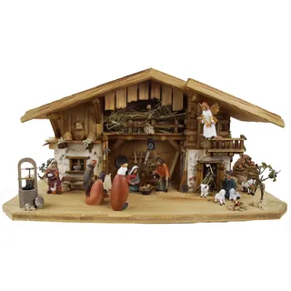 krippenursel Festliche Weihnachtskrippe Aicha inkl. Figurensatz ETA 2