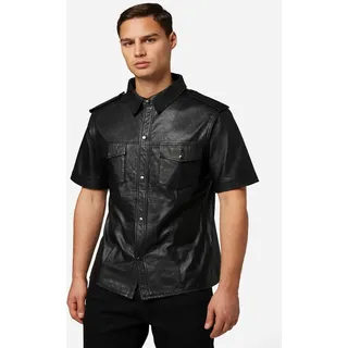 Ricano Kurzarmhemd schwarz XS