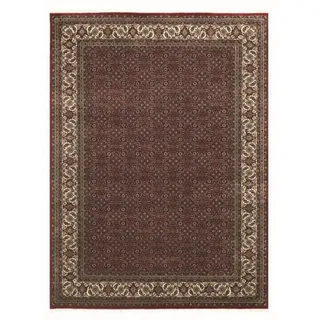 OCI DIE TEPPICHMARKE Cazaris Läufer Bidjar Elegant Allover, Creme, Rot, Textil, Bordüre, rechteckig, 80x300 cm, Care & Fair, für Fußbodenheizung geeignet, in verschiedenen Größen erhältlich, Teppiche & Böden, Teppiche, Teppichläufer
