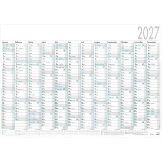 Neumann Plakatkalender Wandkalender 2027 100x70 cm