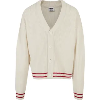 URBAN CLASSICS Sporty Box Strickjacke White Sand XL