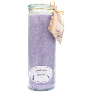 Candle Factory - Big Jumbo Duftkerze im Weckglas Duft: Lavendel