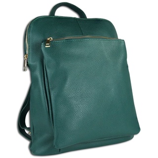 Toscanto Backpacks Cityrucksack grün Leder OTT610RG