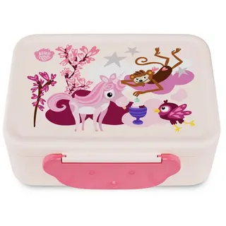 Affenzahn Lunchbox Brotdose, Kunststoff, (Brotdose, 1-tlg., 1x Brotdose), spülmaschinengeeignet bis 45 Grad, Handwäsche empfohlen rosa
