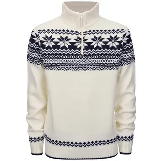 Brandit Textil Brandit Troyer Norweger Strickpullover weiß, Größe XL